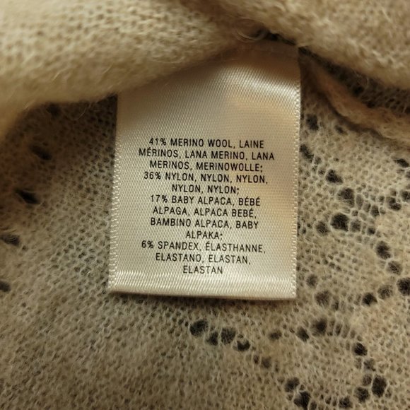 Anthropologie Feather Bone Womens SP Blouse Merino Wool Baby‎ Alpaca Blend - Picture 8 of 10